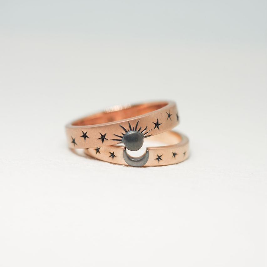 Sol & Luna Wedding Ring