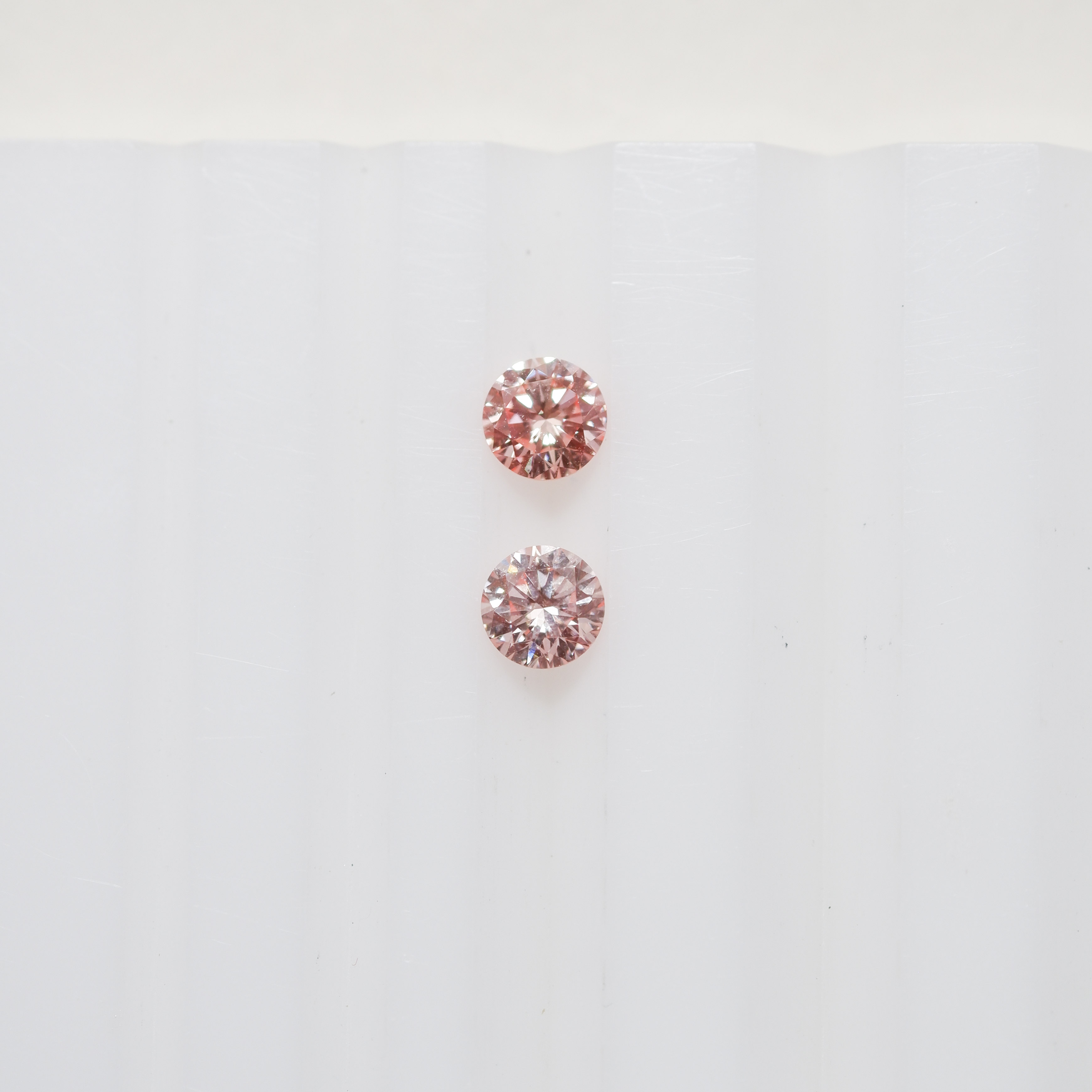 0.680 ct Lab Grown Pink Diamond Pair