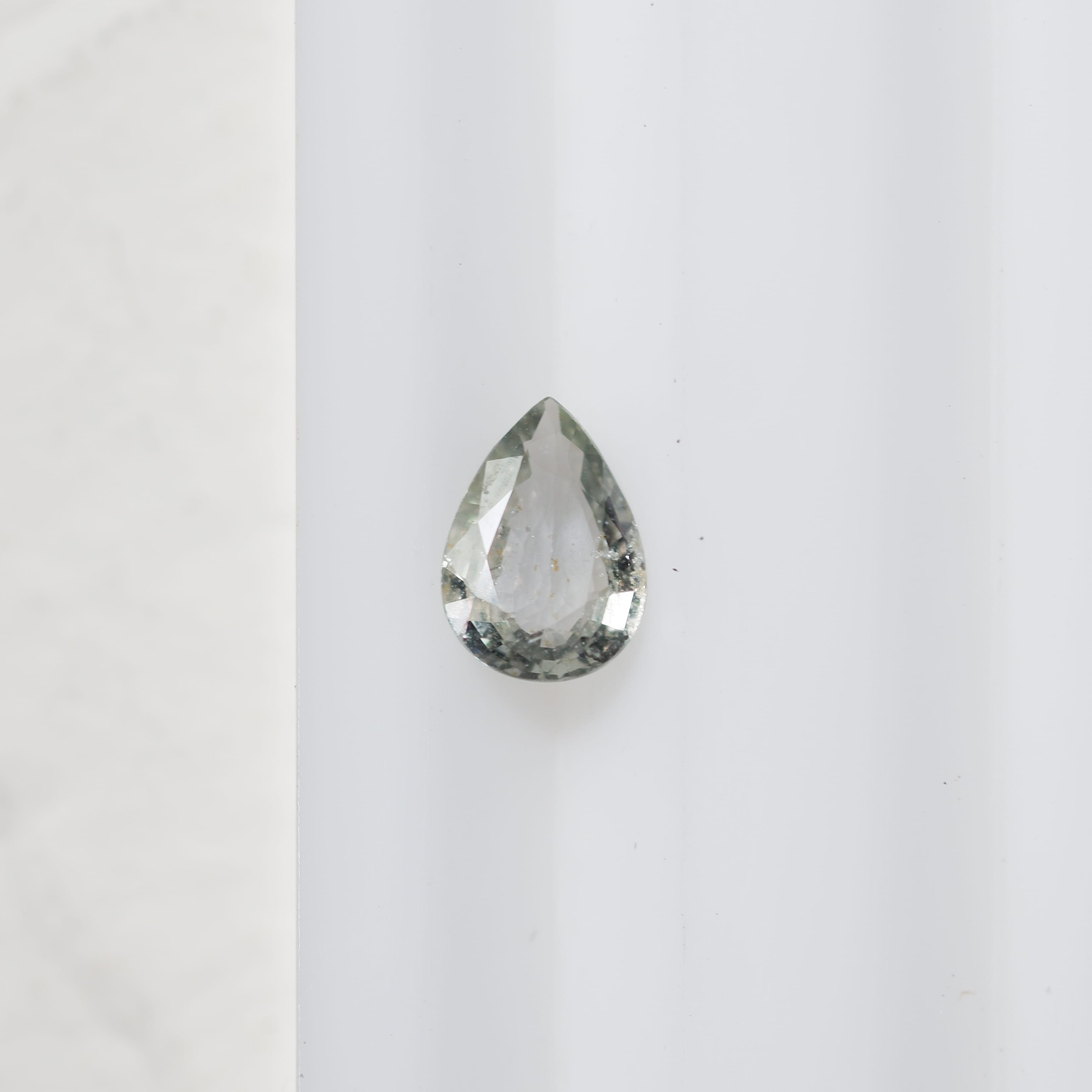 0.670 ct Unheated Green Sapphire