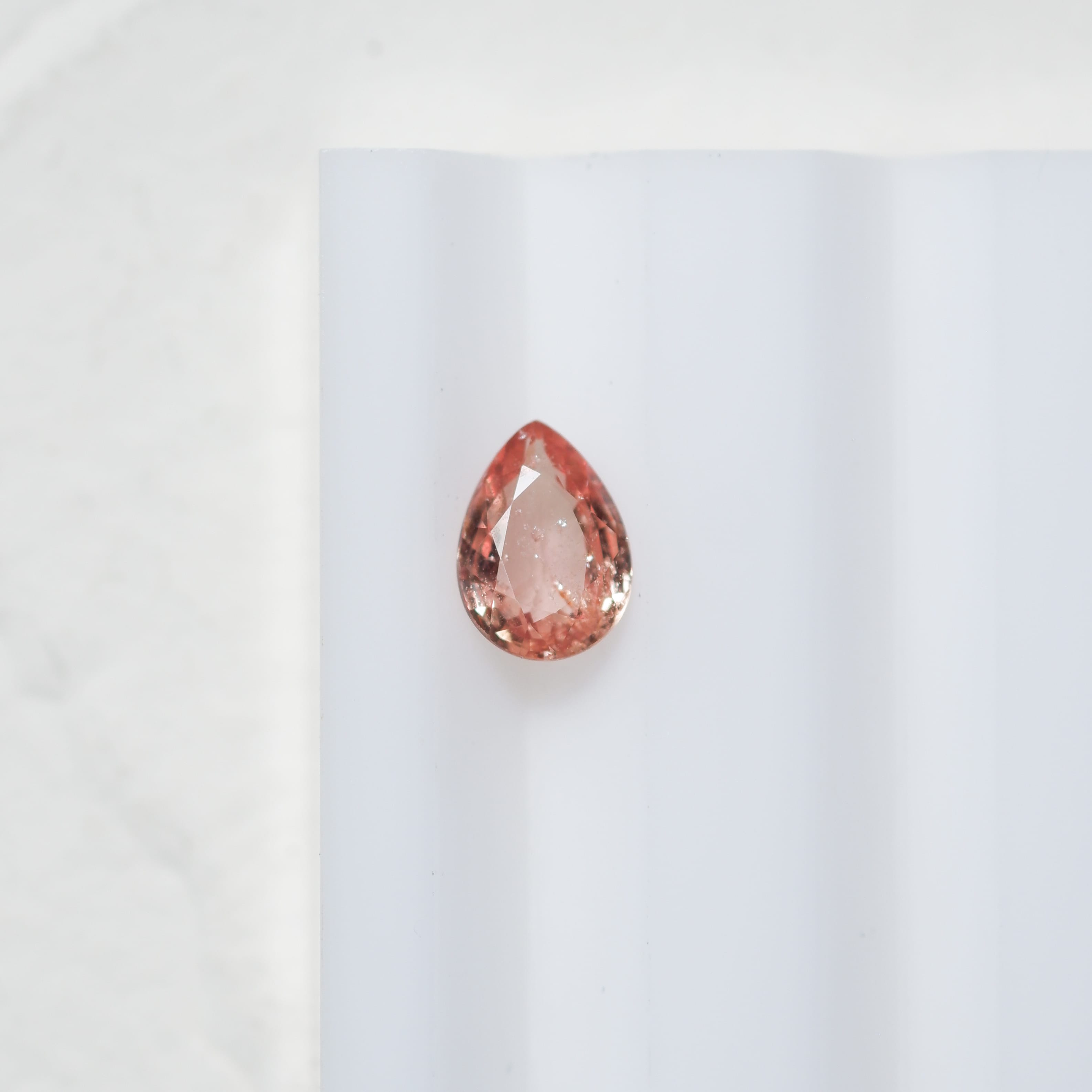 0.91 ct Unheated Orange Sapphire